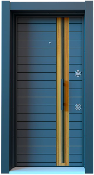 En Uygun Mavi Renkli Çelik Kapı